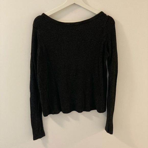 Dark Gray Henley - Picture 2 of 3